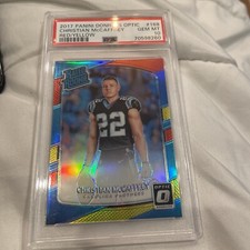 2017 panini donruss optic football christian mccaffrey rated rookie 