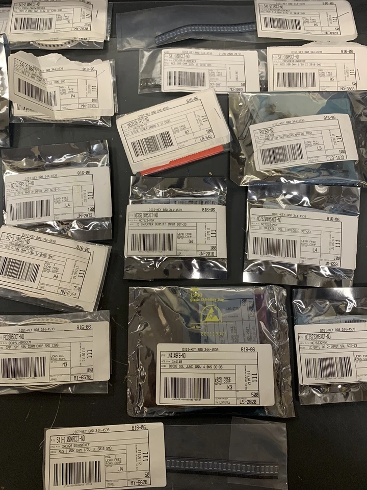 Digikey Bundle Resistors/ NAND/Transitors/IC Gates Read Description - Image 3 of 4