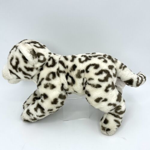 Animal Alley Toys R Us Snow Leopard Plush White Brown Realistic Stuffed Animal - Foto 2 di 10
