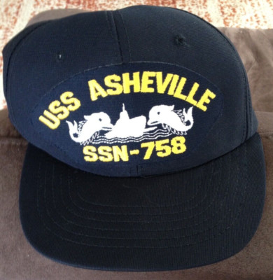 USS ASHEVILLE SSN-758 Ball Cap Submarine Dolphins Navy Veteran Hat | eBay