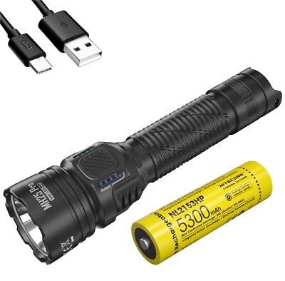 Nitecore MH25 Pro 3300 Lumen Long Throw USB-C Rechargeable Flashlight Waterproof