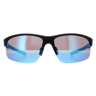 Polaroid PLD 7018/N/S 0VK 5X schwarz blau blau Spiegel polarisierte Sonnenbrille
