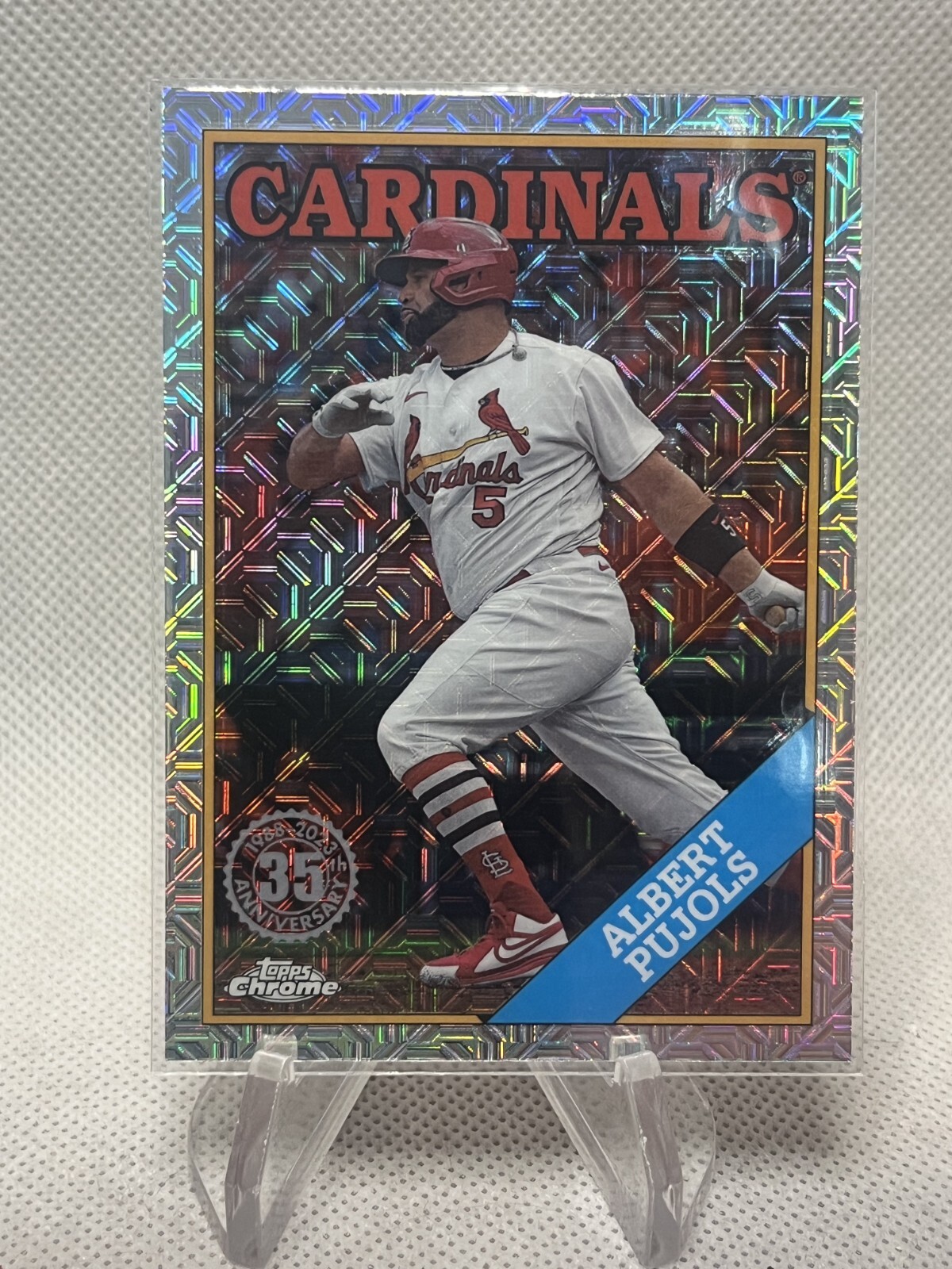 2023 Topps Chrome Albert Pujols 1988 Topps Silver Pack Cardinals