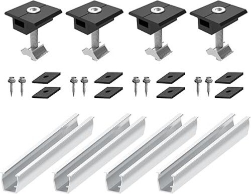 Solarpanel Montagewinkel, max. Solarpanel Montageschienen 20cm Solarpanel - Bild 1 von 7