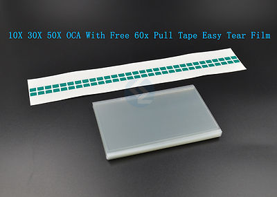 10X 30X 50X OCA Optical Clear Adhesive Glass LCD Tape for iPhone 5 5C 5S