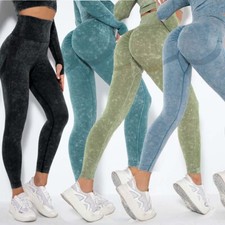 Women's High Waisted Tummy Control Workout Leggings Scrunch Butt Lift Yoga Pants