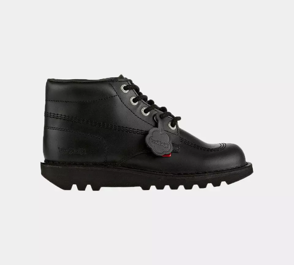 Kickers Kick Hi Core Junior Blk Blk Blk 1KF0000409BTW UK 12.5 2.5