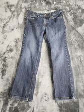 Lee Dungarees Boys Relaxed Straight Fit Jeans Medium Wash Blue Denim Size 16