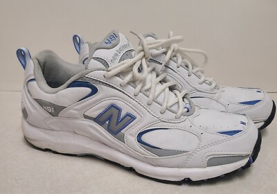 New Balance Walking Running Sneakers Shoes 491 White Gray Women 11D