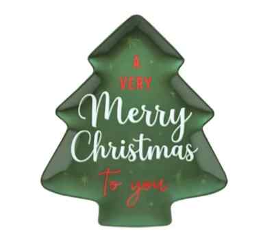 Target Bullseye Holiday Melamine Merry Christmas Tree Serving