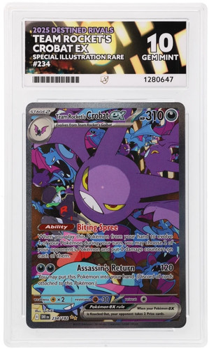 Team Rocket's Crobat ex graded ACE 10 for sale on eBay