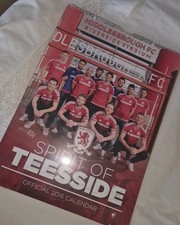 Middlesbrough FC 2016 Calendar Official Merchandise.  Unopened