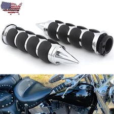 Motorcycle 1" 26mm Handlebar Grips Hand Grips Fit for Harley Road Electra Glide