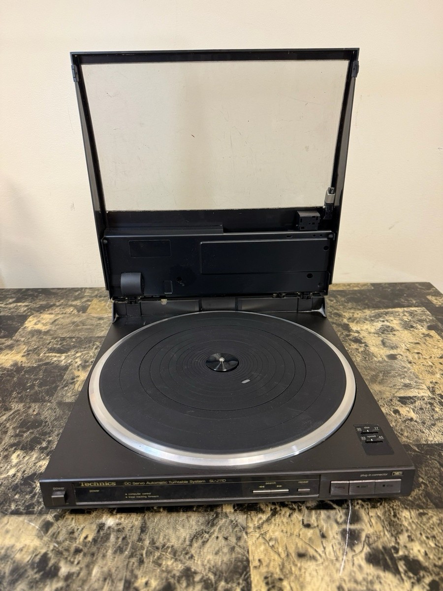 TECHNICS SL-J11D Belt Drive Linear Track Turntable Vtg 1985