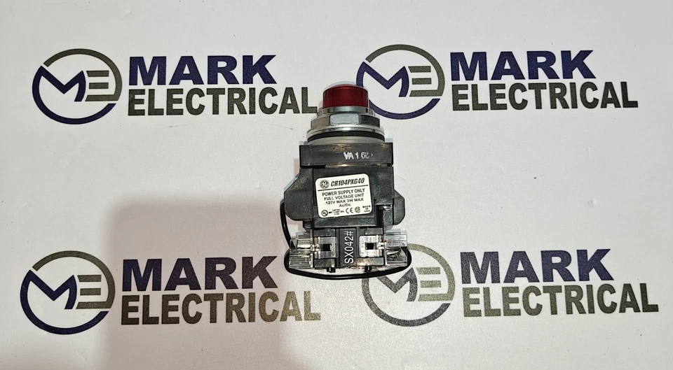 GE CR104PLT82R HEAVY DUTY INDICATING LIGHT COLOUR RED VOLTAGE 110VAC FAST SHIP - Image 4 of 4