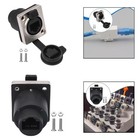 Waterproof RJ panel connector 32.7 x 27.7 x 2.4 cm