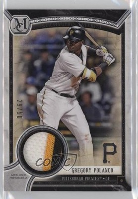 2018 Topps Museum Collection 29/50 Gregory Polanco #MMR-GP Patch ow3