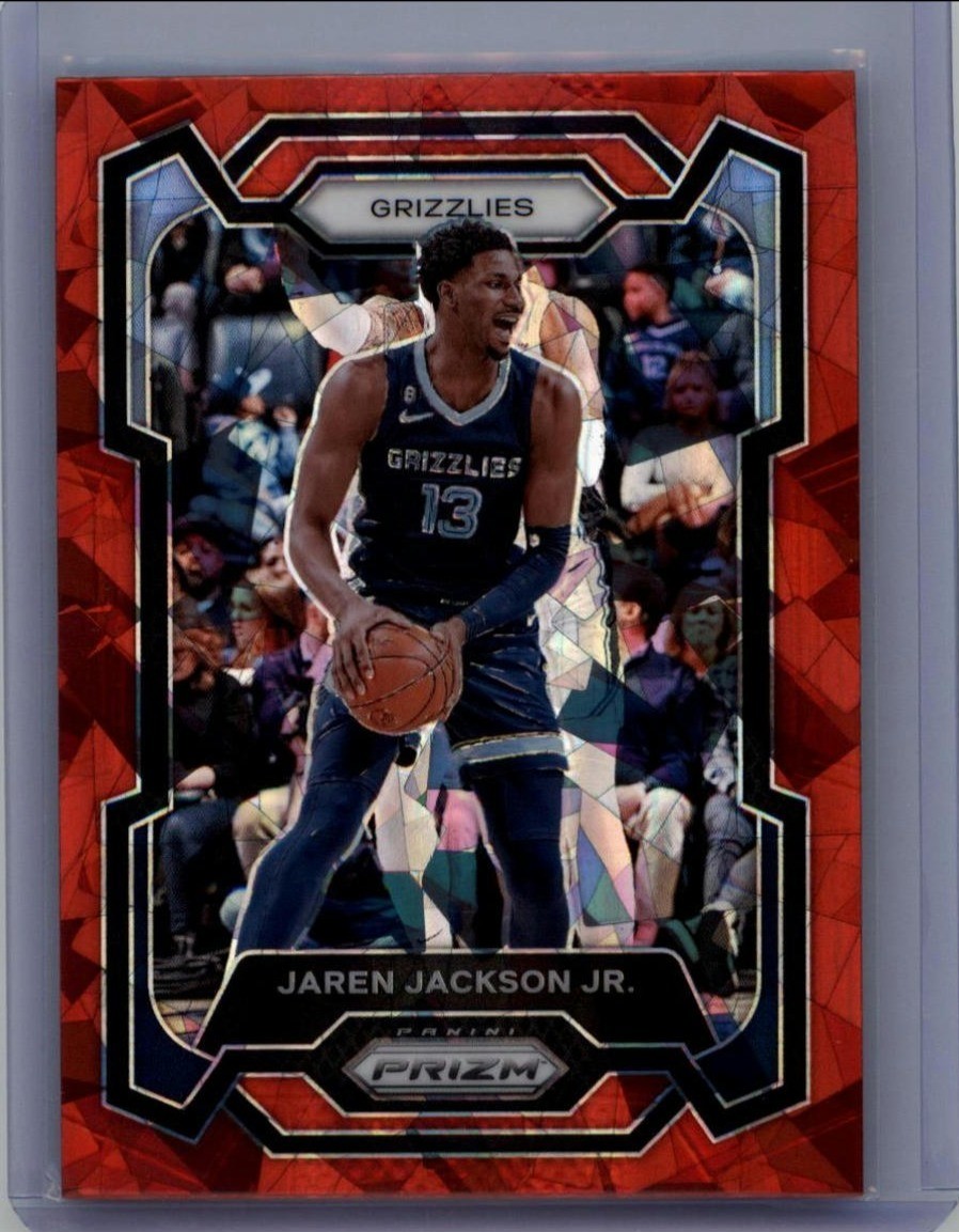 2023-24 Panini Prizm #61 Jaren Jackson Jr. Prizm Red Ice