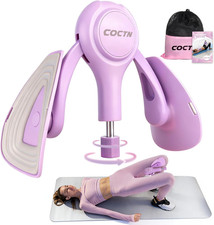 Thigh Trainer for Women, 15-70LB Adjustable Resistance Inner Thigh Exerciser for