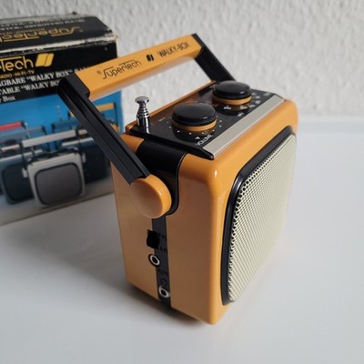 SuperTech Walky Box Tragbares Retro Radio Aus Den 90ger