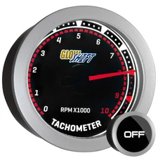 2 1/16" GLOWSHIFT TINTED TACHOMETER TACH GAUGE RPM METER KIT w BACKLIT LEDS