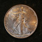 1936 Walking Liberty Half BU