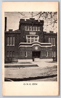Ohio National Guard? ONG Gymnasium Alfred Holbrook College Manchester Ohio c1940
