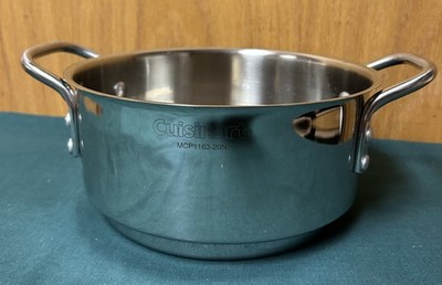 Cuisinart Stainless Steel Steamer Pot Insert 8  MCP1163-20N Strainer No Lid
