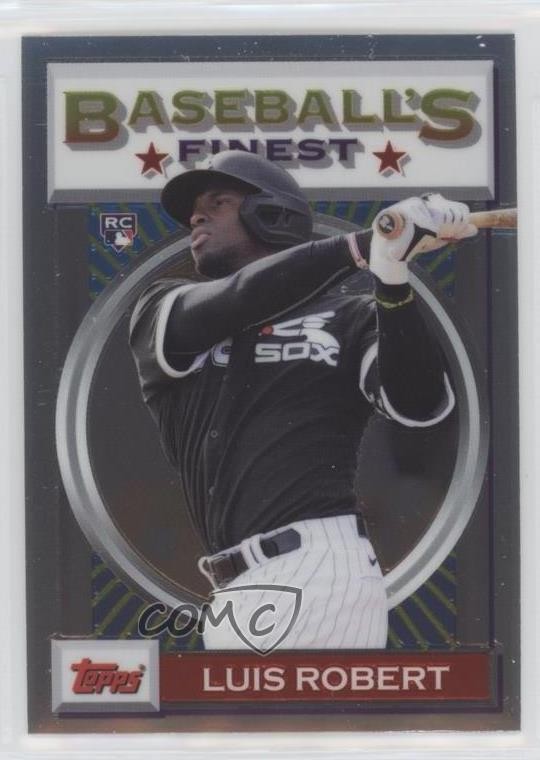 2020 Topps Finest Flashbacks Luis Robert #59 Rookie RC