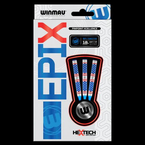 Winmau EPIX 20 gram SOFT TIP Dart Set 90% Tungsten Alloy - Bild 3 von 4