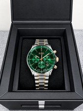 BOSS Men’s Champion Chronograph Watch | Green Dial Two-Tone Bracelet
