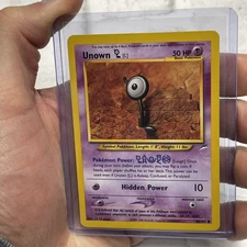 Unown [L] 86/105 Vintage Pokémon Neo Destiny Set 2000 NM/MT Pokemon Nintendo TCG