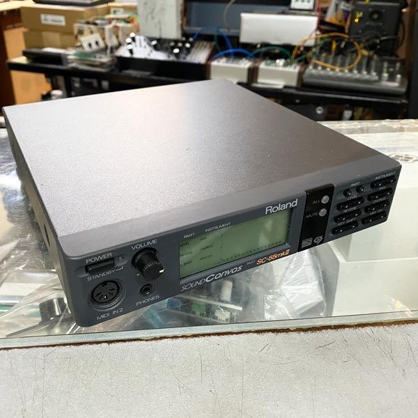 Roland SC-55MKII Sound Canvas MIDI Module 16-Part 24-Voice w/AC