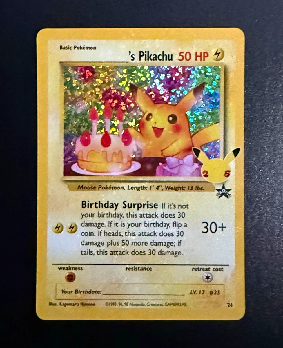Birthday Pikachu for sale | eBay