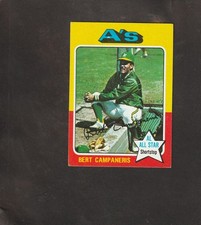 1975 Topps Mini MLB # 170 Bert Campaneris