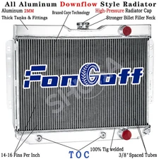 for 1959-1965 Chevy Impala/ Bel Air/El Camino/Biscayne Aluminum 3 Row Radiator