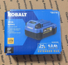 Kobalt KB 424-03 24V Max 4Ah Lithium-Ion Power Tool Battery. New Factory Sealed