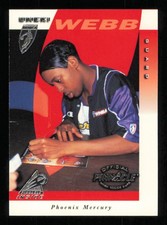 1997 Pinnacle Inside WNBA #42 Umeki Webb RC  Basketball MERCURY NM-MT