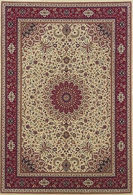 6 Round Sphinx Persien Ivory Oriental 95J Area Rug - Approx 6'