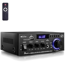 Powerful 2.0 Channel Stereo Amp for Home Theater