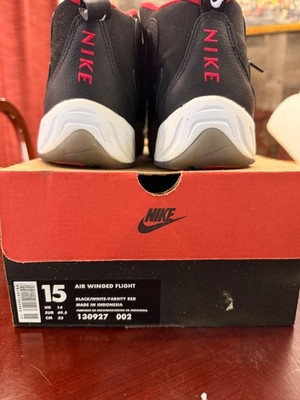 Size 15 - Nike Air Winged Flight Black