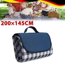Picknickdecke Stranddecke Campingdecke Reisedecke Isoliert Wasserdicht 200x145cm