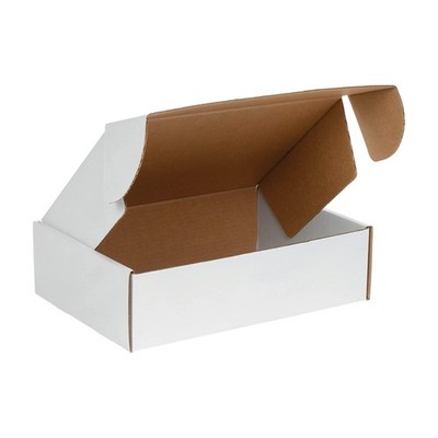 USA 14'' Deluxe Boxes 14''L x 10''W x 4''H, 50-Pack - White Mailers for Packaging...