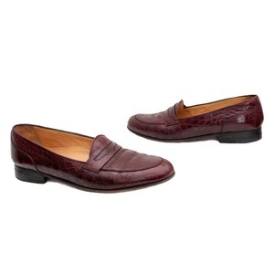 A. Testoni Crocodile Brown Loafers Pre-owned A.testoni Testoni Brown Crocodile Alligator  main image 3