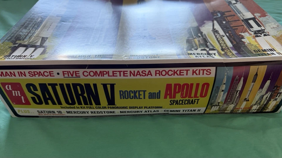 AMT 700L-06 太空人 5 NASA 火箭套装土星 V 阿波罗 1: 200 模型套件  — 第 2/3 张图片