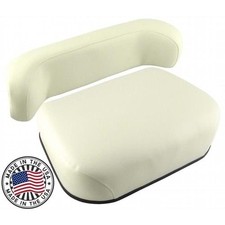 Cushion Set, Cream Vinyl - (2 Pc.) Fits Minneapolis Moline