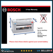 Battery fits MASERATI LEVANTE GRAN TURISMO QUATTROPORTE INDY GHIBLI 019
