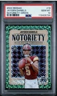 2024 JAYDEN DANIELS PSA 10 PANINI MOSAIC GREEN NOTORIETY #19