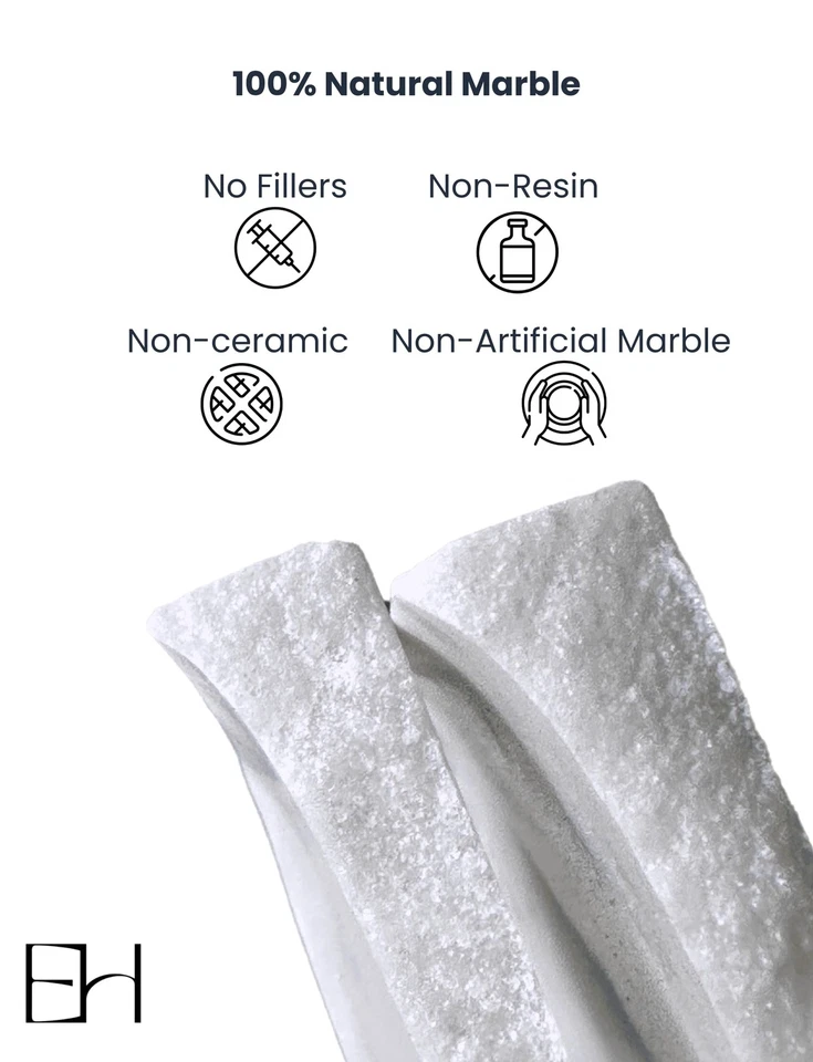 Bandeja de Mármol - 6" Joyería Plato y Tocador Decoración, Bandeja de Piedra Natural para Baño... Foto 4 de 4