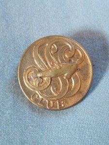 Antique St Louis Shoe Club Advertising Pin.